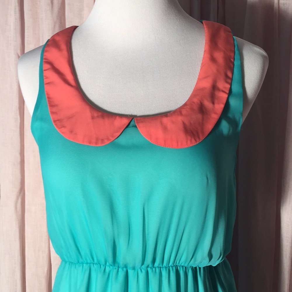 Everly Size S Turquoise Dress - Picture 3 of 3